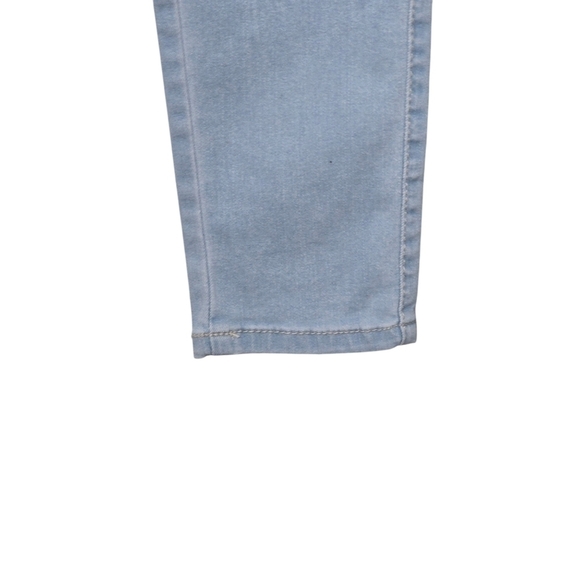 CUTIE PIE Women's Light Wash Stretchy Skinny Distressed Denim Jeans Size 11 - Picture 4 of 9